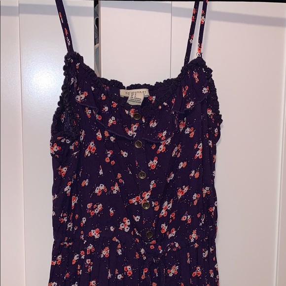 Blue Floral Summer Dress - Picture 2 of 3